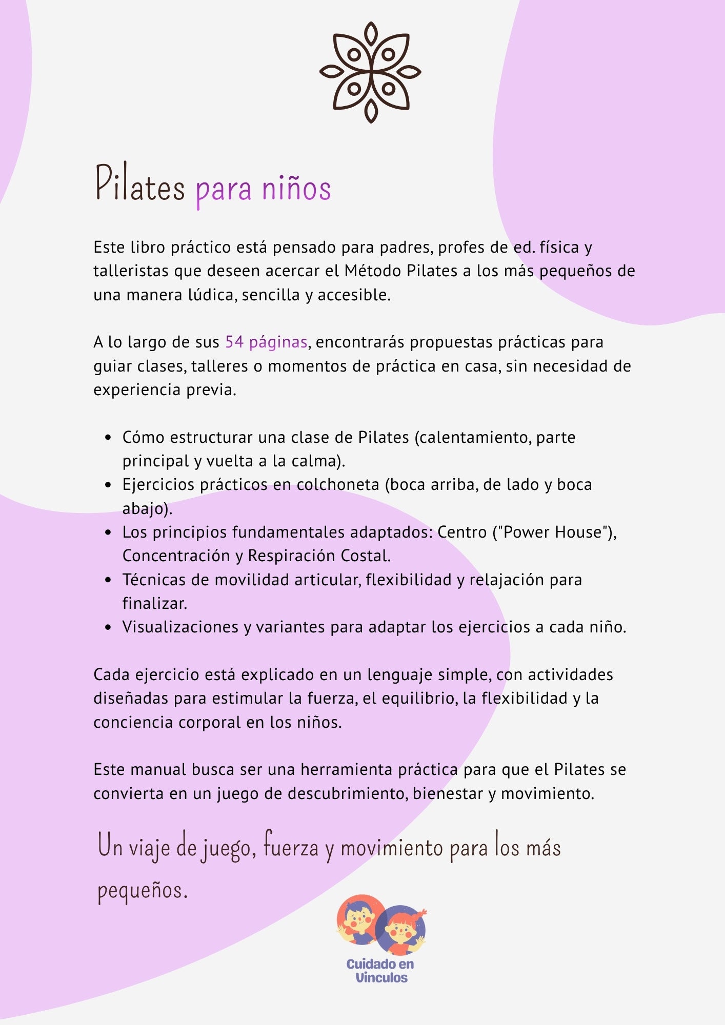 Libro Pilates para Niños
